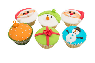 Christmas cupcakes