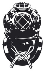 diving suit vector draw