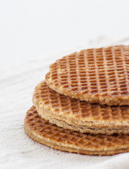 Dutch Waffles close up