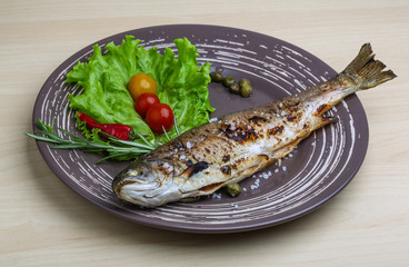 Grilled trout