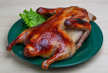 Roasted duck