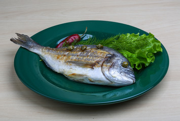 Grilled dorado