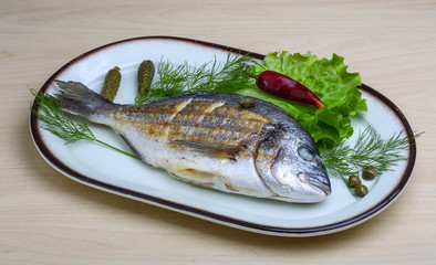 Grilled dorado