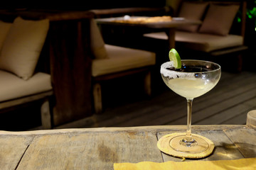 cocktail on the table