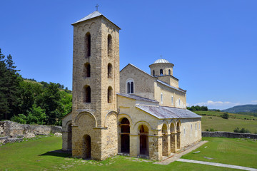 Fototapeta na wymiar Serbian Orthodox Monastery Sopocani