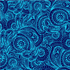 Seamless pattern in oriental style vector illustration