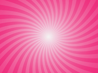 Obraz premium pink summer spiral ray pattern background