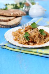 Stewed cabbage
