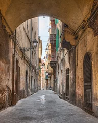 Door stickers Narrow Alley narrow alley in Pisa, tuscany, Italy