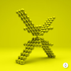 Four arrows pointing into the center. Business concept.