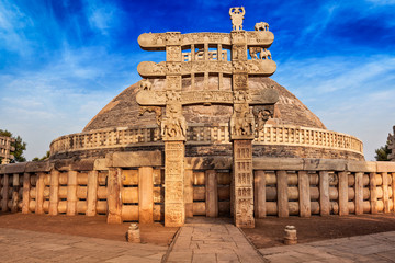Great Stupa. Sanchi, Madhya Pradesh, India