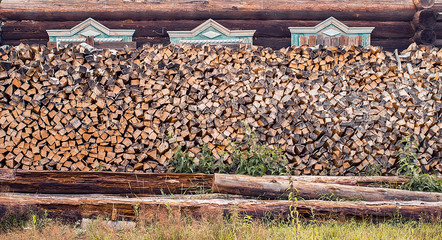 Pile of firewood