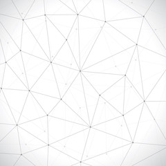 Abstract background, geometry, lines and points, vector wallpaper