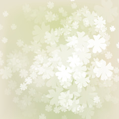 Abstract spring background, vector illustration