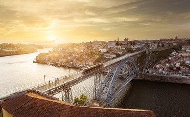 Ville de Porto Portugal - obrazy, fototapety, plakaty