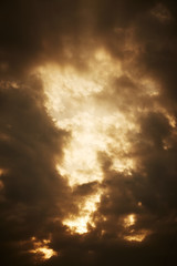 Obraz premium Stormy sky