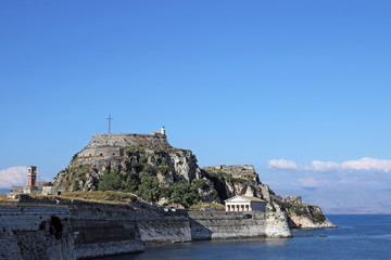 old fortress Corfu town Greece
