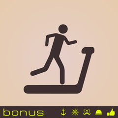 icon running track