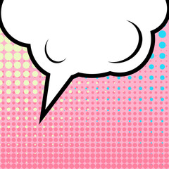 Abstract Creative concept vector comics pop art style blank