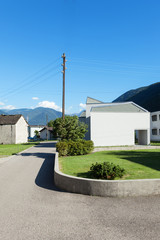 country road, outdoors