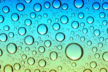  drops on glass