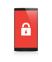 Security Locked Smartphone