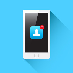 Phone Social Notification Icon
