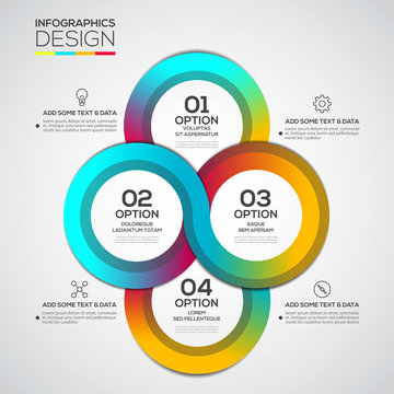 Modern Design Minimal infographic template