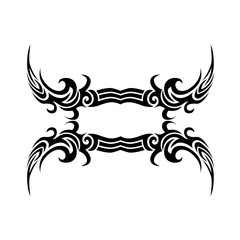 Tattoo tribal vector design