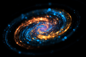 Abstract galaxy background
