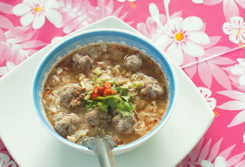Breakfast with gruel