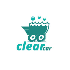 logo clean car - obrazy, fototapety, plakaty