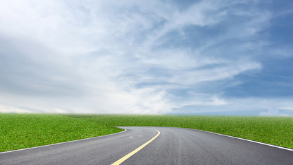Fototapeta premium long road