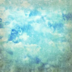 Vintage cloudy sky background