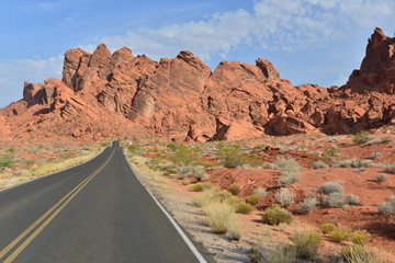 Valley of Fire State Park in Nevada, USA.