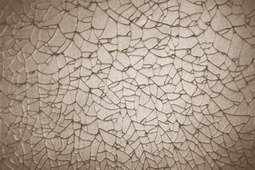 abstract crack of tempered glass