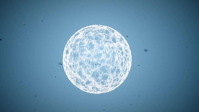 Partikel-Animation Formver&auml;nderung