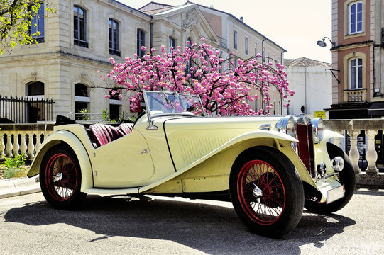 Fototapeta sports car in 1953 years