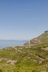 Alghero, Bosa, Küstenortschaften, Küstenstrasse, Mittelmeerküste, Mittelmeer, Felsenküste, Sommerhitze, Sommer, Insel, Sardinien, Italien