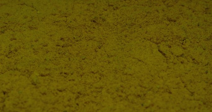 Spices cumin, paprika, turmeric, cinnamon. Macro.
