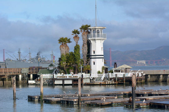 Forbes Island in Fisherman Wharf San Francisco CA