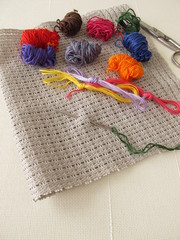 Utensilien zum Sticken