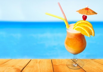 Cocktail, Drink, Tropical Drink.