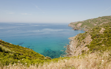 Bosa, Stadt, Küstenstrasse, Alghero, Küste, Wassersport, Badeferien, Korallenküste, Felsenküste, Sommer, Insel, Sardinien, Italien