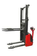 Pallet stacker isolated on a white background