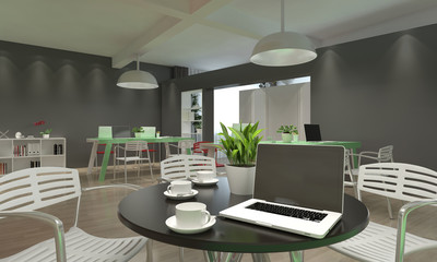 Office Photorealistic Render