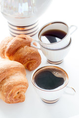 croissant and coffee