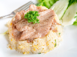 Fried rice with pork