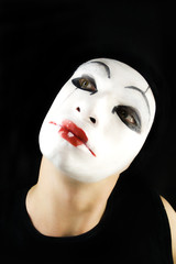 portret of the mime