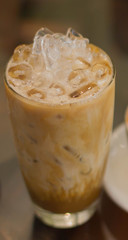 Ice coffee late